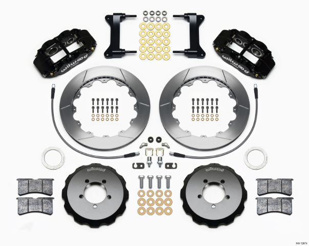 Wilwood Fit Narrow Superlite 6R Front Hat Kit 13.06in 1999-2012 WRX
