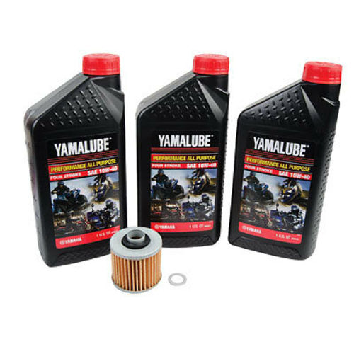 Oil Change Kit:Yamaha GRIZZLY 400/450/500/660/700 4x4,ATV,Yamalube | eBay