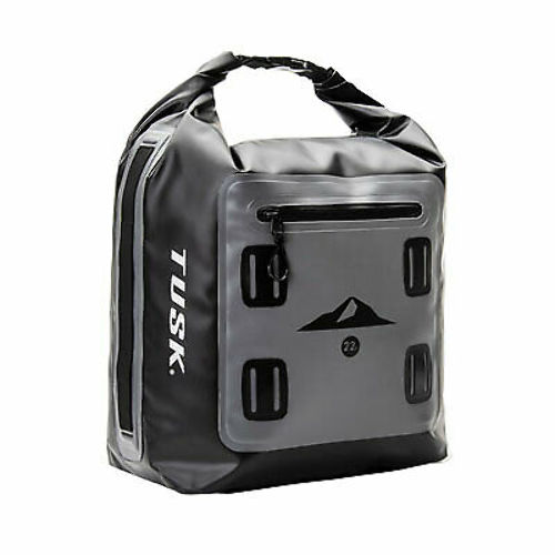 NewTusk Dry Duffel Bag Small Black/Grey22 litreWaterproofAdventure