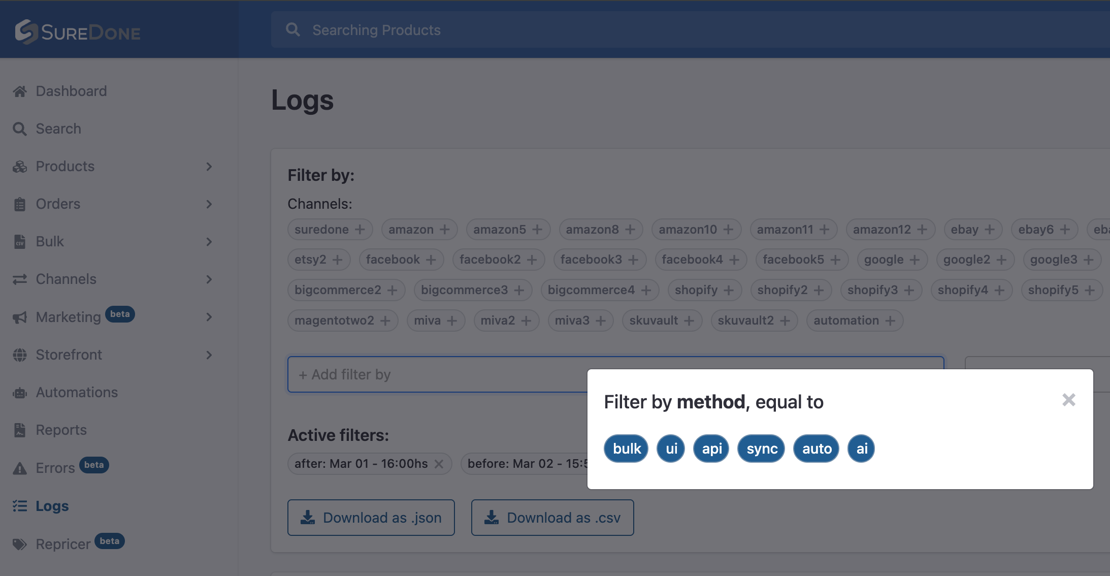 Logs Method AI